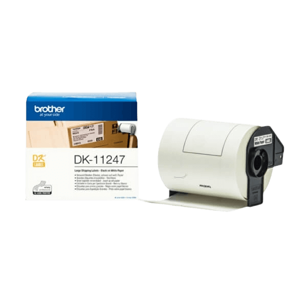Brother Original DK11247 103 x 164 mm Hvit adresseetikett