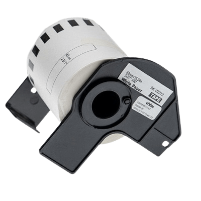 PixoJet Brother DK22212 62mm x 15,24m Hvit adresseetikett
