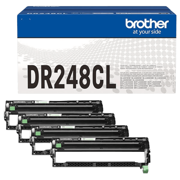 Brother Original DR248CL CMYK trommel | Innhold: 30000 sider