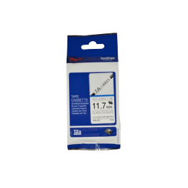 Brother Original HSE231 11,7 mm x 1,5 m Svart tekst / hvit teip