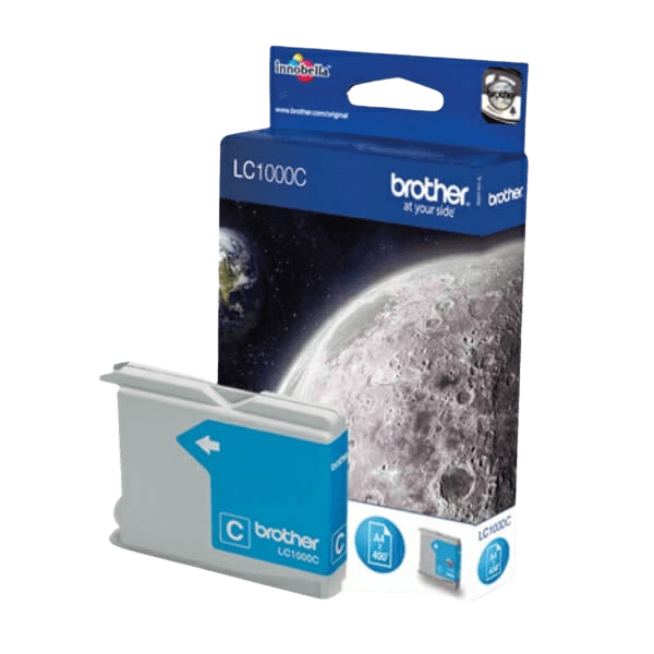 Brother Original LC1000C cyan blekkpatron | Innhold: 400 sider