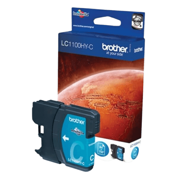Brother Original LC1100HYC XL cyan blekkpatron | Innhold: 700 sider