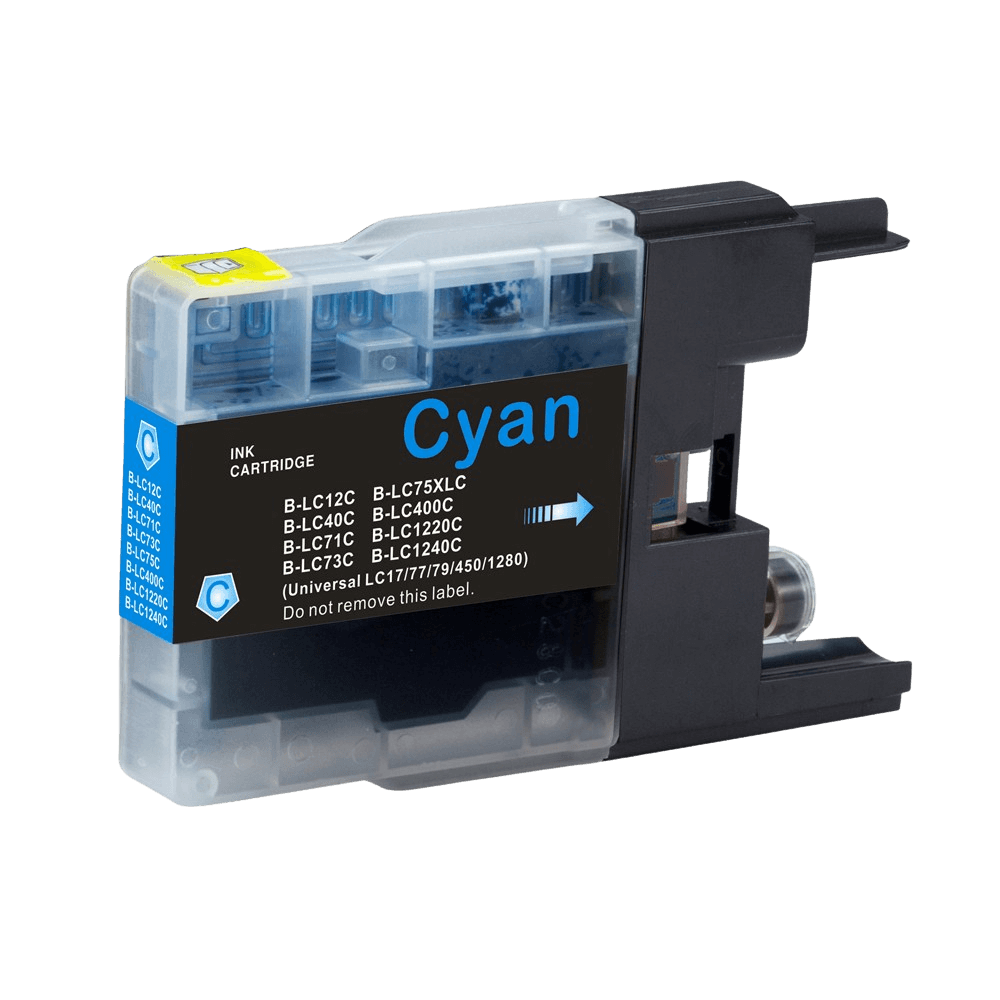 PixoJet Brother LC1240C XL cyan blekkpatron | Innhold: 20 ml.