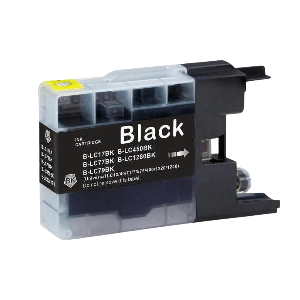 PixoJet Brother LC1280BK XXL svart blekkpatron | Innhold: 55 ml.