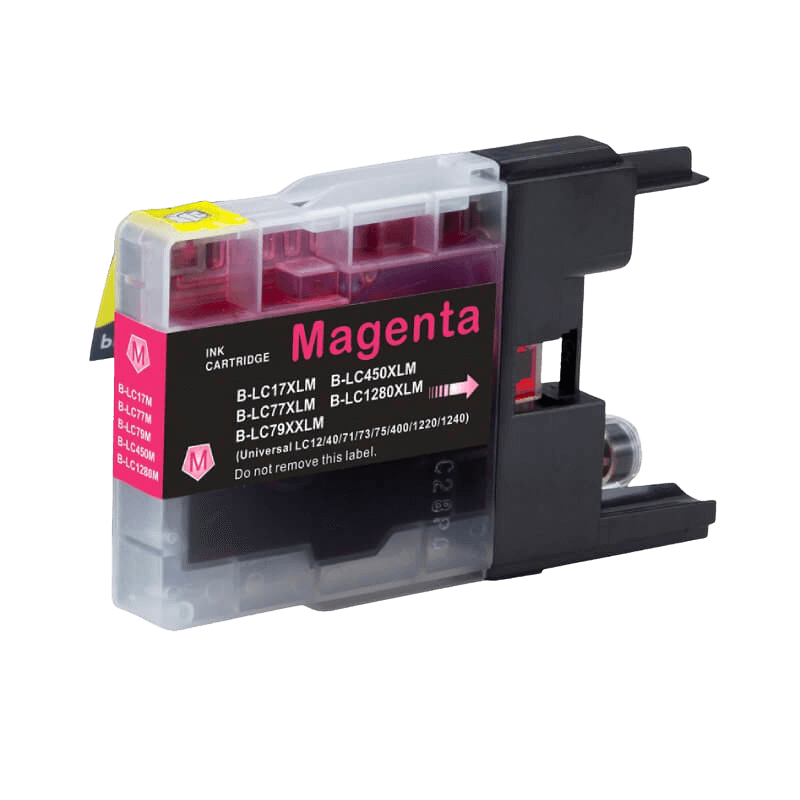 PixoJet Brother LC1280M XXL magenta blekkpatron | Innhold: 20 ml.