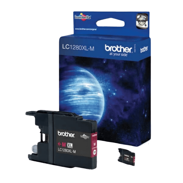 Brother Original LC1280M XXL magenta blekkpatron | Innhold: 1200 sider