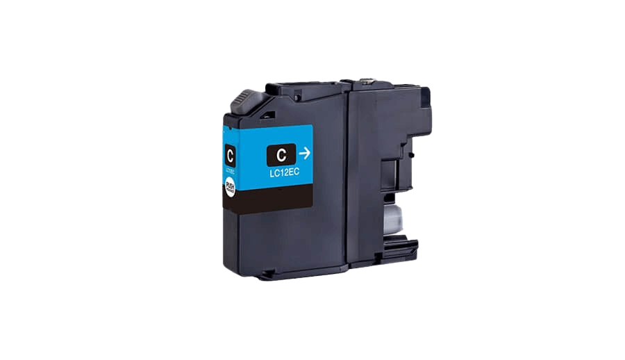 PixoJet Brother LC12EC cyan blekkpatron | Innhold: 13 ml.