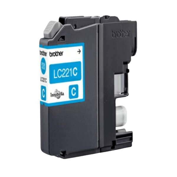 Brother Original LC221C cyan blekkpatron | Innhold: 260 sider