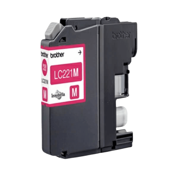 Brother Original LC221M magenta blekkpatron | Innhold: 260 sider