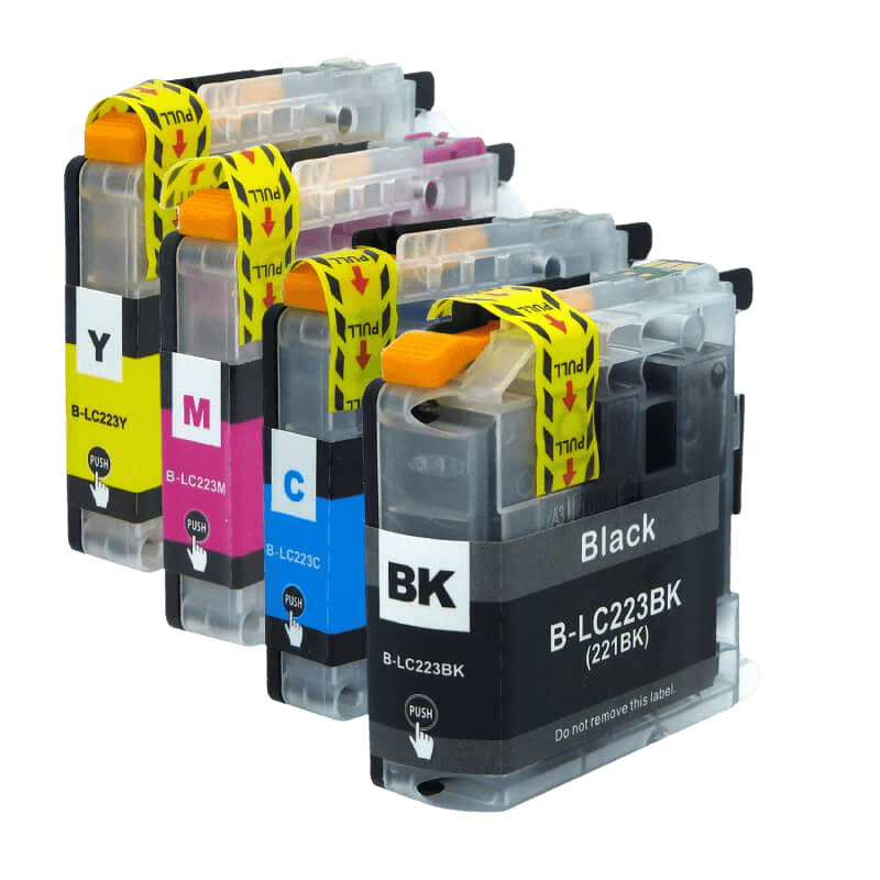 PixoJet Brother LC223 verdipakke - 4 stk.