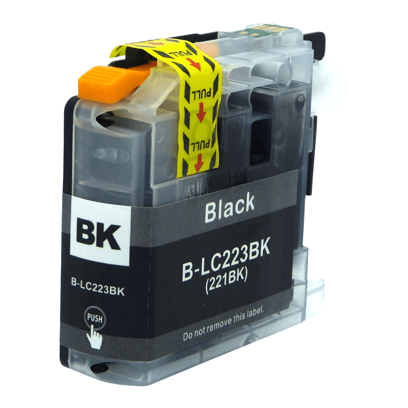 PixoJet Brother LC223BK svart blekkpatron | Innhold: 21 ml.