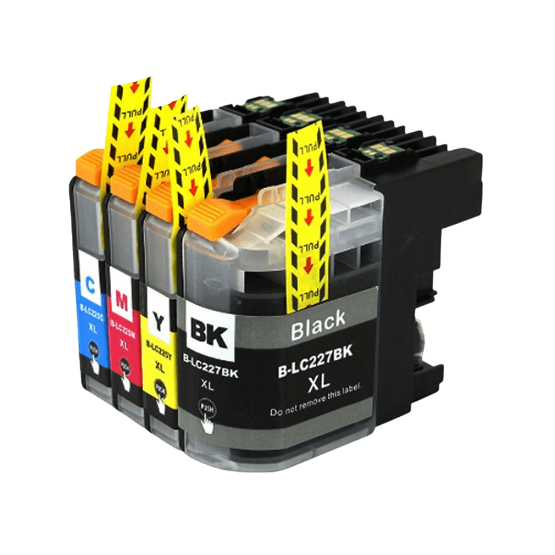 PixoJet Brother LC225 / LC227 XL verdipakke - 4 stk.