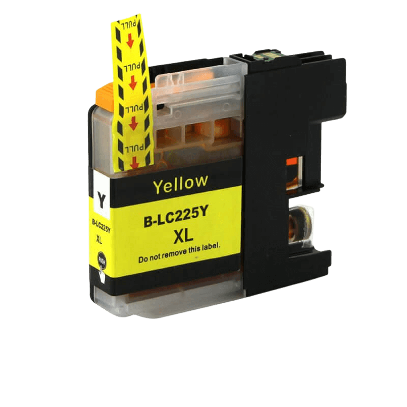 PixoJet Brother LC225Y XL gul blekkpatron | Innhold: 15 ml.