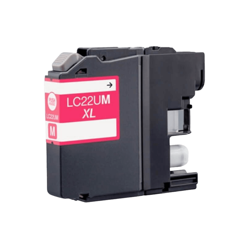 PixoJet Brother LC22UM magenta blekkpatron | Innhold: 13 ml.