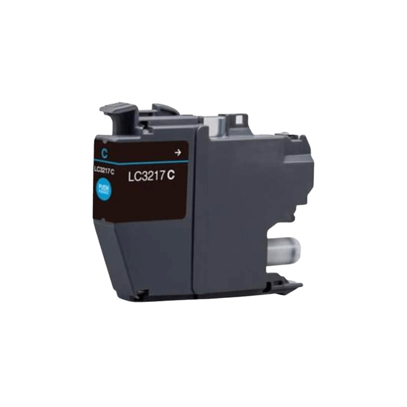 PixoJet Brother LC3217C cyan blekkpatron | Innhold: 550 sider