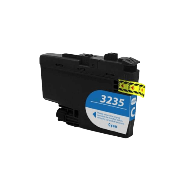 PixoJet Brother LC3235XLC cyan blekkpatron | Innhold: 50 ml.
