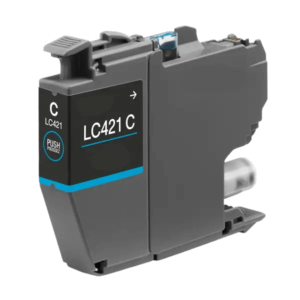 PixoJet Brother LC421C cyan blekkpatron | Innhold: 200 sider