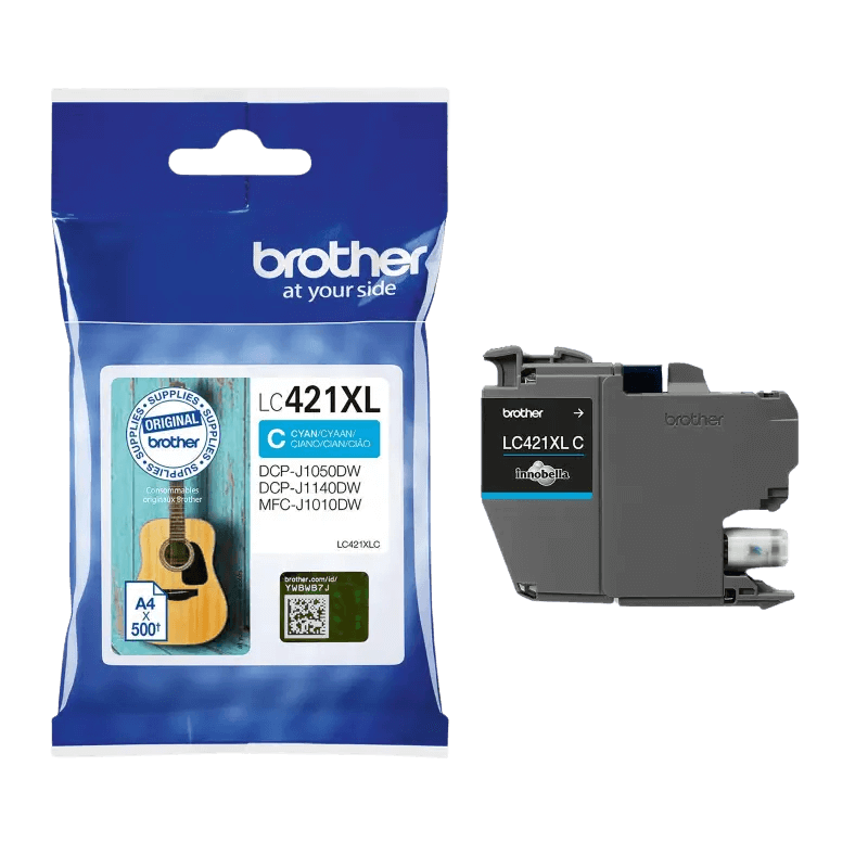 Brother Original LC421C cyan blekkpatron | Innhold: 200 sider