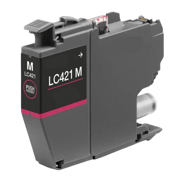 PixoJet Brother LC421M magenta blekkpatron | Innhold: 200 sider