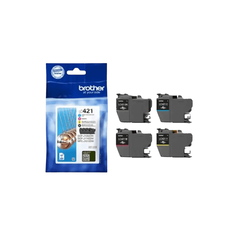 Brother Original LC421VALDR CMYK rabattpakke | Innhold: 800 sider