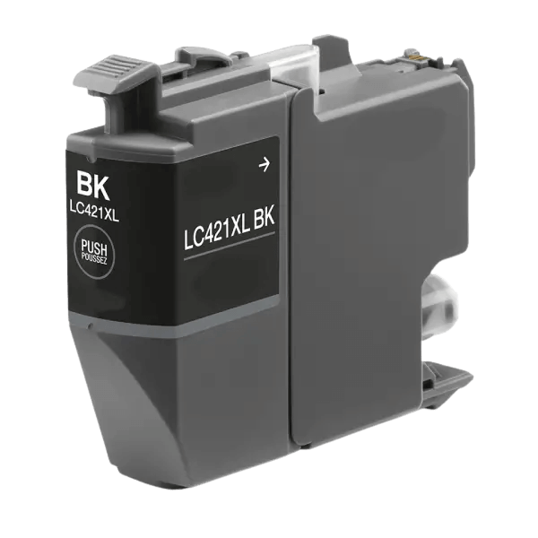PixoJet Brother LC421XLBK svart blekkpatron | Innhold: 500 sider