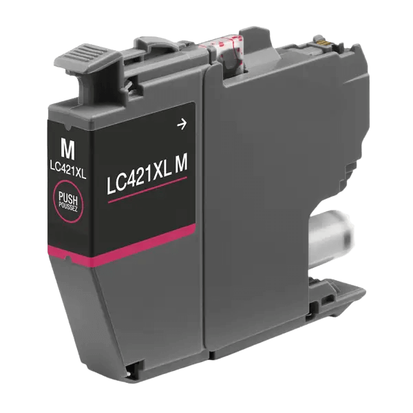PixoJet Brother LC421XLM magenta blekkpatron | Innhold: 500 sider