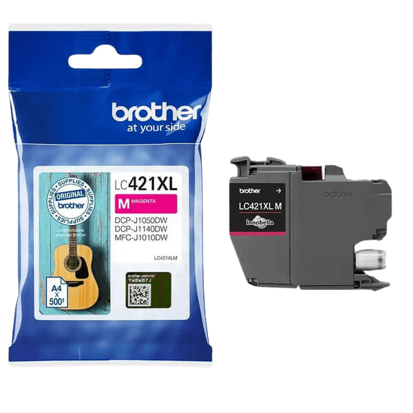 Brother Original LC421XLM magenta blekkpatron | Innhold: 500 sider