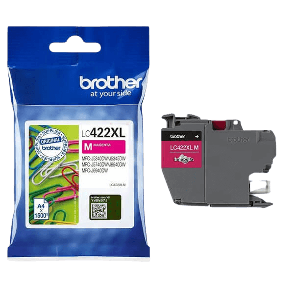 Brother Original LC422XLM magenta blekkpatron | Innhold: 1500 sider
