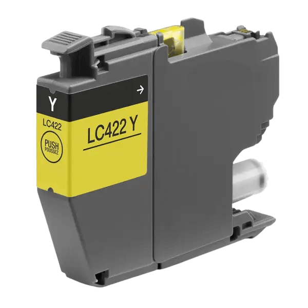 PixoJet Brother LC422Y gul blekkpatron | Innhold: 550 sider