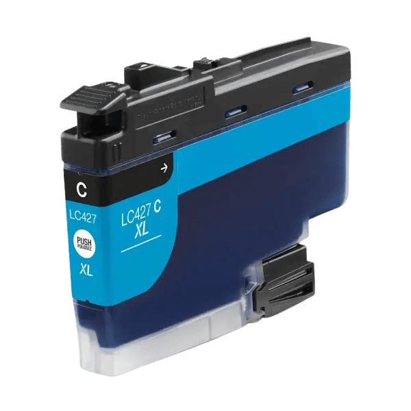 PixoJet Brother LC427XLC cyan blekkpatron | Innhold: 5000 sider