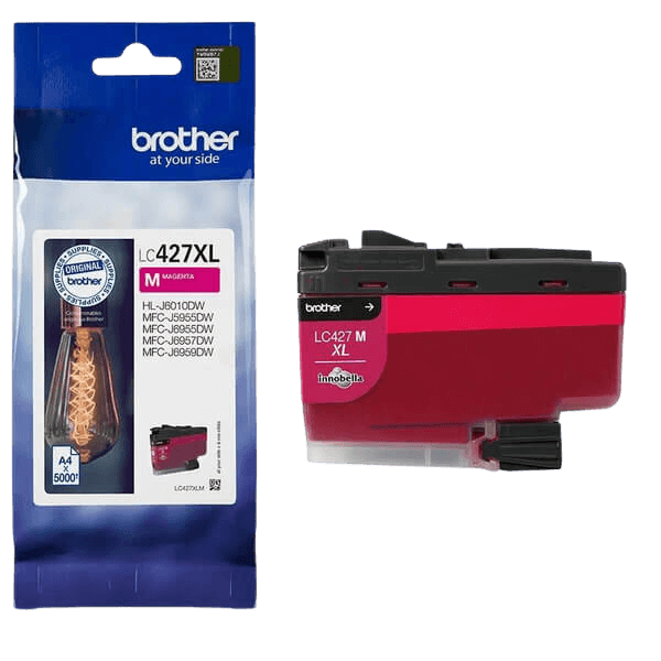 Brother Original LC427XLM magenta blekkpatron | Innhold: 5000 sider