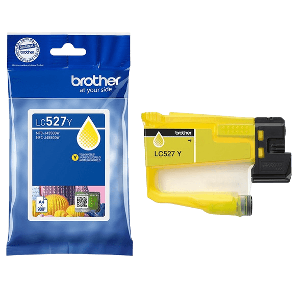 Brother Original LC527Y gul blekkpatron | Innhold: 900 sider