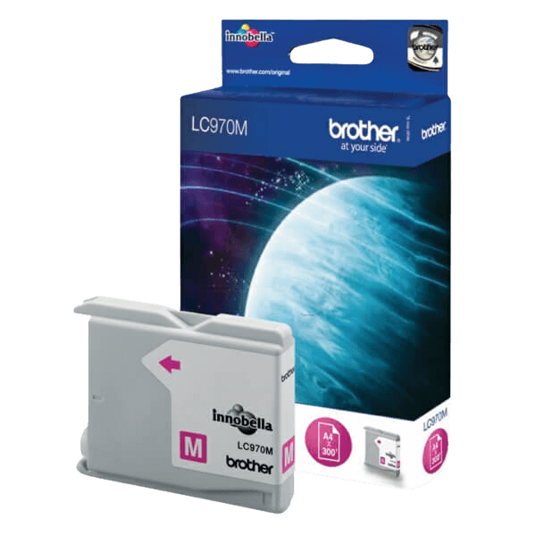 Brother Original LC970M magenta blekkpatron | Innhold: 300 sider