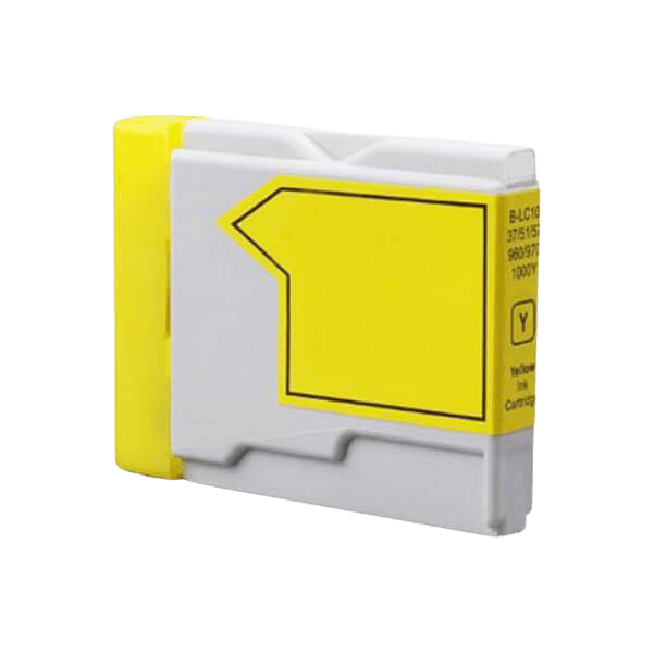 PixoJet Brother LC970Y gul blekkpatron | Innhold: 12 ml.