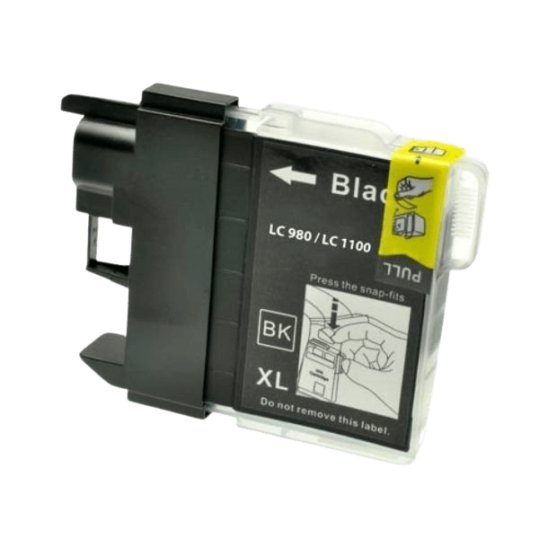 PixoJet Brother LC980BK XL svart blekkpatron | Innhold: 15 ml.