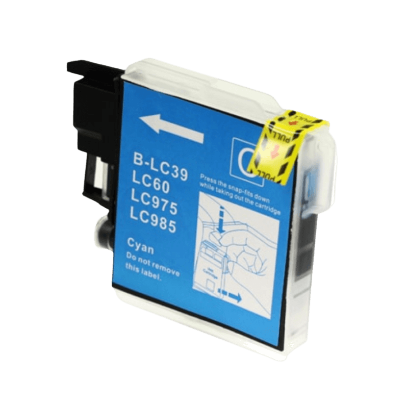 PixoJet Brother LC985C cyan blekkpatron | Innhold: 12 ml.
