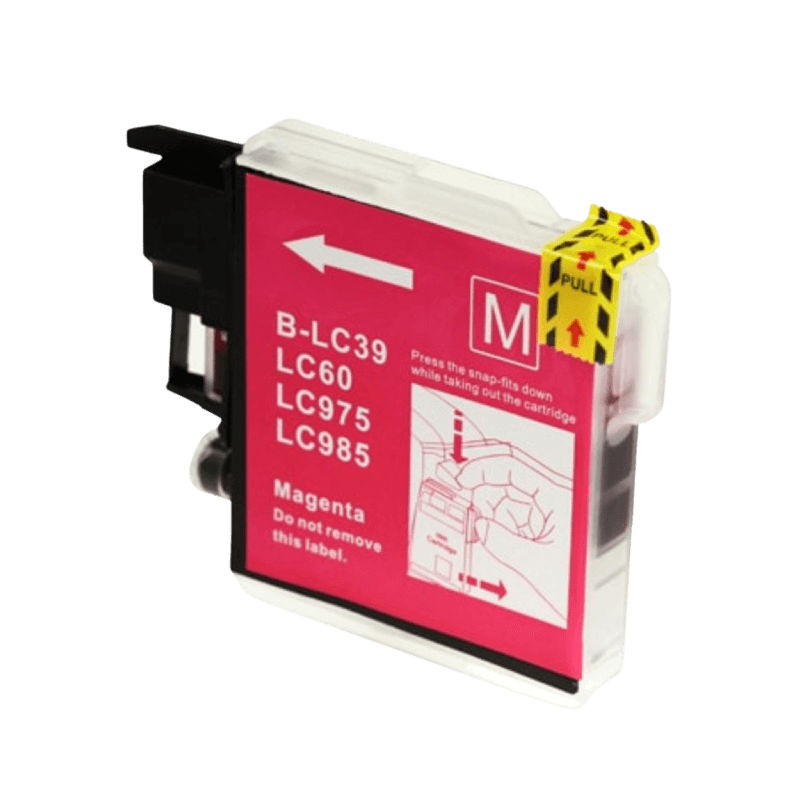 PixoJet Brother LC985M magenta blekkpatron | Innhold: 12 ml.