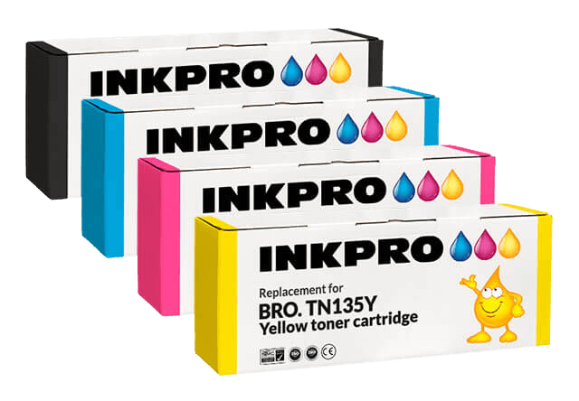 PixoJet Brother TN135 XL verdipakke - 4 stk.