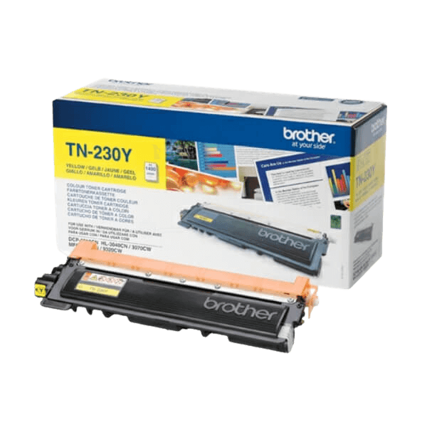 Brother Original TN230Y gul toner | Innhold: 1400 sider