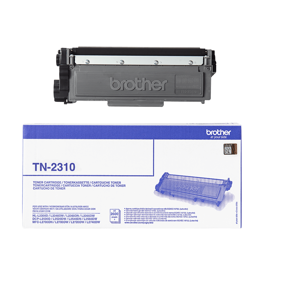Brother Original TN2310 svart toner | Innhold: 1200 sider
