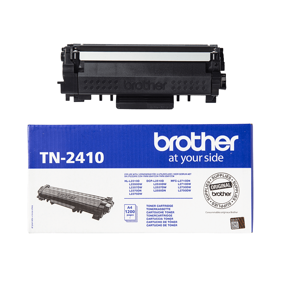 Brother Original TN2410 svart toner | Innhold: 1200 sider