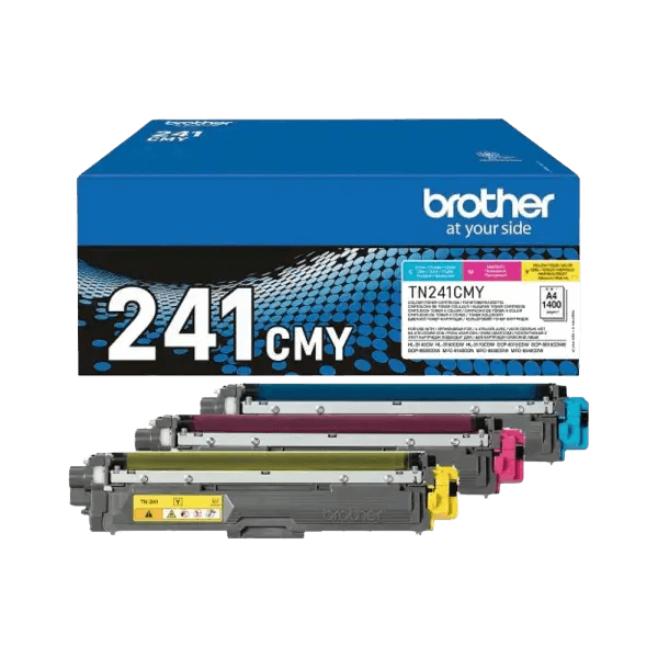 Brother Original TN241CMY 3 farger i én rabattpakke | Innhold: 4200 sider