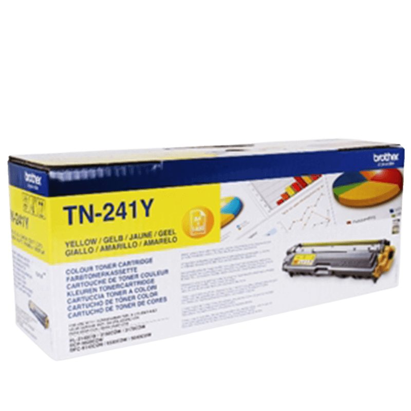 Brother Original TN241Y gul toner | Innhold: 1400 sider