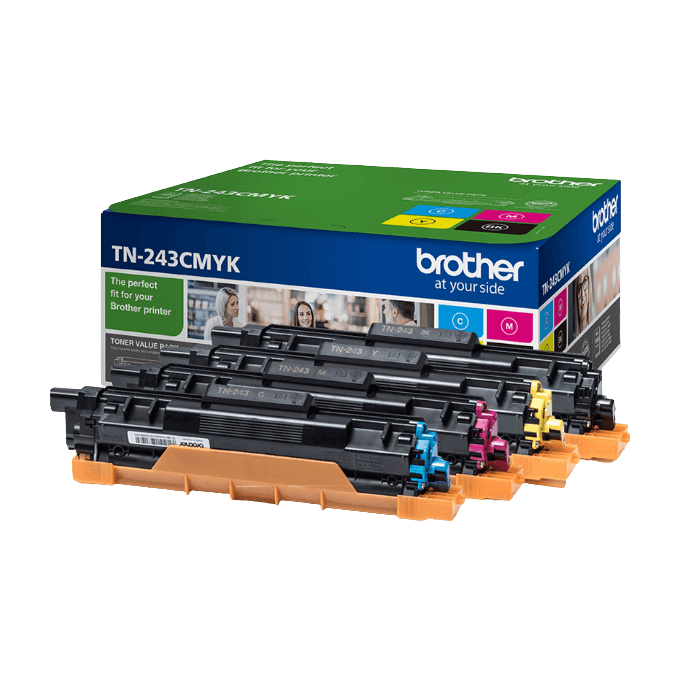 Brother Original TN243 CMYK rabattpakke | Innhold: 4000 sider