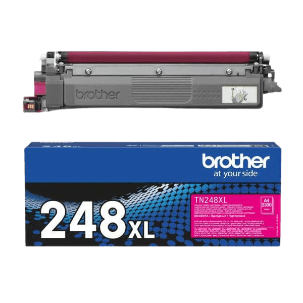 Brother Original TN248M magenta toner | Innhold: 1000 sider