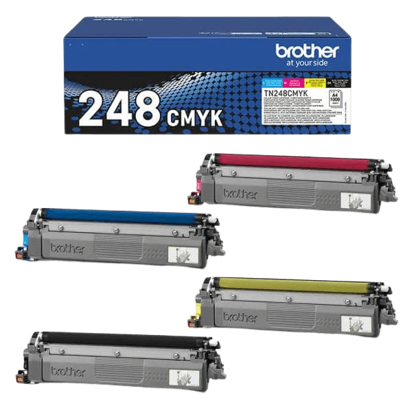Brother Original TN248VAL CMYK rabattpakke | Innhold: 4000 sider