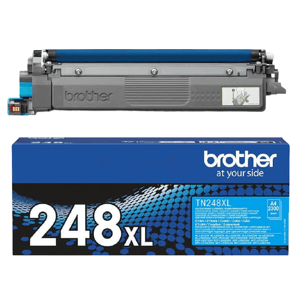 Brother Original TN248XLC cyan toner | Innhold: 2300 sider