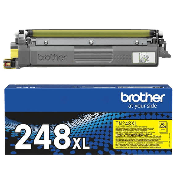 Brother Original TN248XLY gul toner | Innhold: 2300 sider