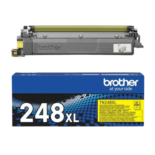 Brother Original TN248Y gul toner | Innhold: 1000 sider