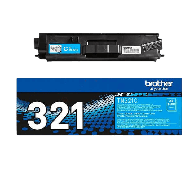 Brother Original TN321C cyan toner | Innhold: 1500 sider